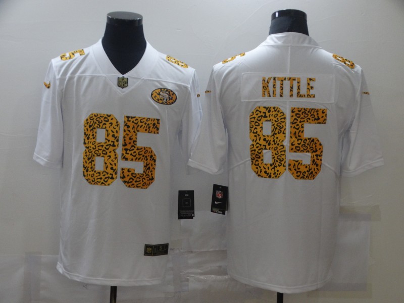 Men's San Francisco 49ers George Kittle #85 White Jersey